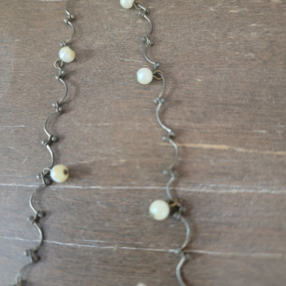 Vintage Carolee Choker Necklace - Faux Pearls. - Picture 3 of 5